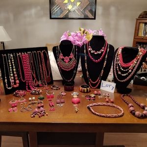 Crimson & Clover Costume Jewelry Lot #7 3lbs 3.3oz